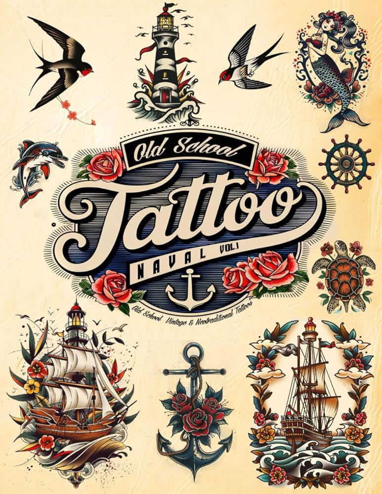 Old School Tattoo Naval. Vol.1 Old School, Vintage and